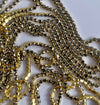 SS6 Metal Banding - Hematite on Gold