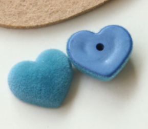 Acrylic Cab - Velvet Hearts - Blue