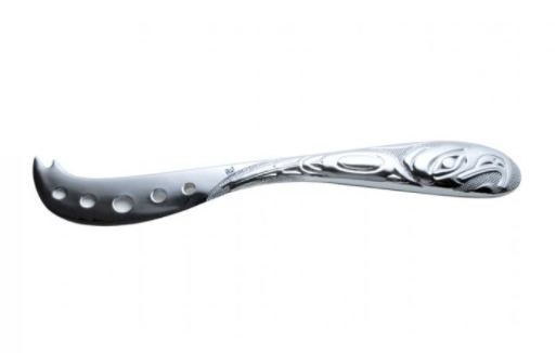 Chromium Plated Cheese Knife - Eagle by Andrew Williams