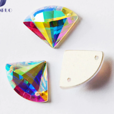 Crystal Cab - AB Diamonds - 14 x 18 mm