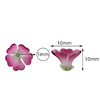 Acrylic Charm - 3D Flowers - Fuschia Morning Glories
