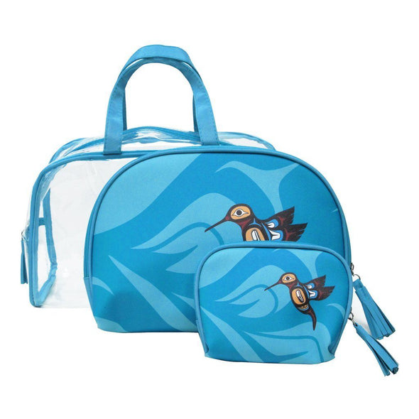 Cosmetic Bag Set - Hummingbird