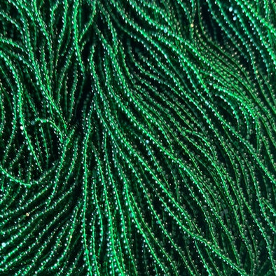 Preciosa Charlotte 11/0 - Christmas Green Transparent