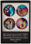 Glass Magnet Set - Betty Albert
