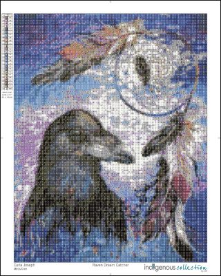 Diamond Painting - Raven Dream Catcher