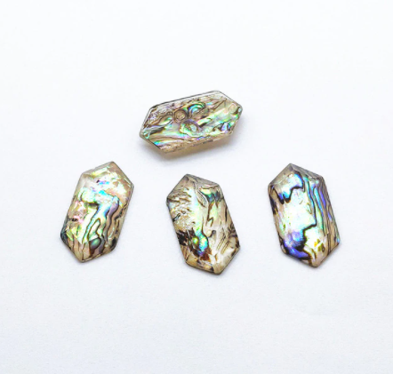 Acrylic Cab - Abalone Diamonds