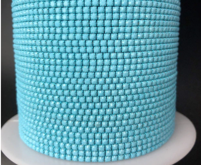 SS6 Metal Banding - Turquoise on Turquoise