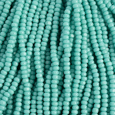 Preciosa Charlotte 11/0 - Turquoise Opaque 63130